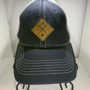 Napa Auto Parts MLB Atlanta Braves Men's Navy Blue & White Mesh Snap-Back Hat